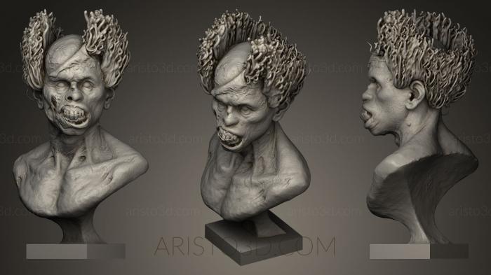 Busts of heroes and monsters (BUSTH_0334) 3D model for CNC machine